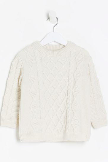 River island online cream jumper