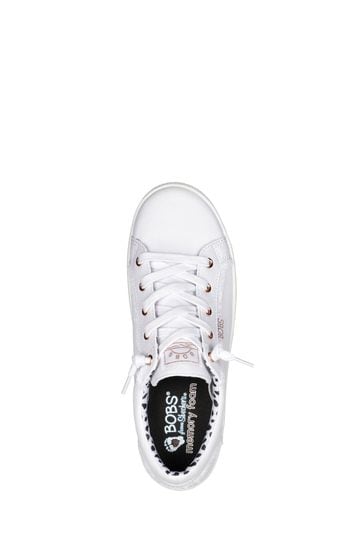 White sale skechers bobs