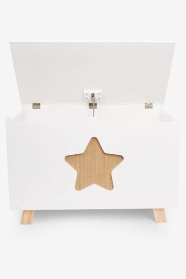 Buy JoJo Maman B b White Star Toy Storage Chest from Next Luxembourg