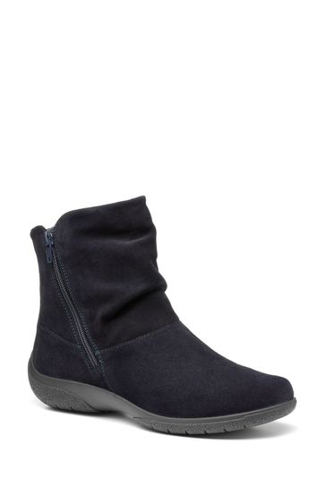 Hotter Blue Whisper X Wide Zip Fastening Boots