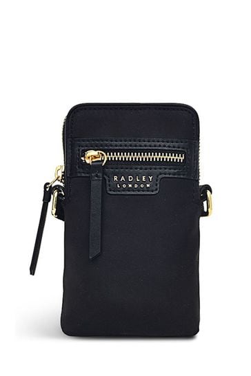 Radley London Finsbury Park Medium Zip-Around Phone Cross-Body Black Bag