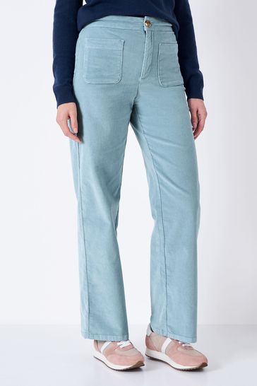 Crew Clothing Company Bright Blue Cotton Top And Trousers