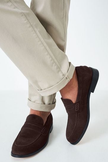 Crew Clothing Company Chocolate Brown Loafers