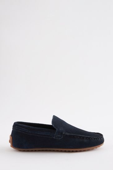 Navy hot sale driving loafers