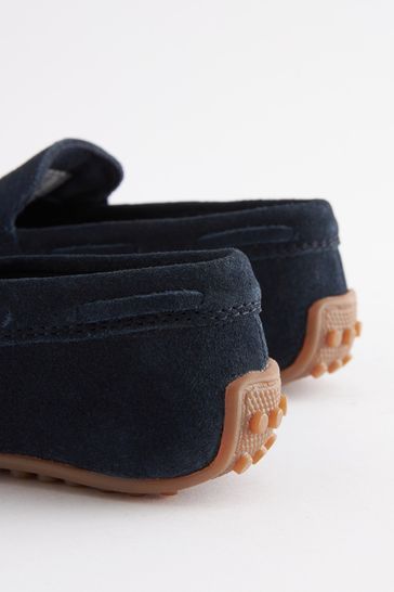 Buy Navy Blue Suede Loafers from Next Netherlands