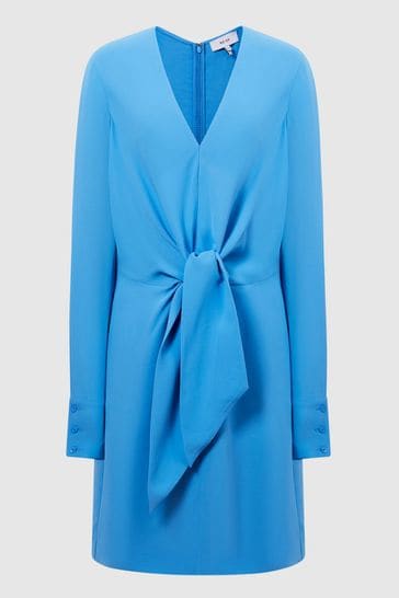 Missguided tie front shop dress