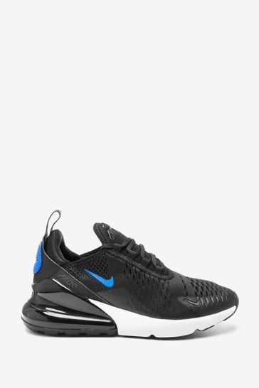 Nike Black/Navy Air Max 270 Youth Trainers
