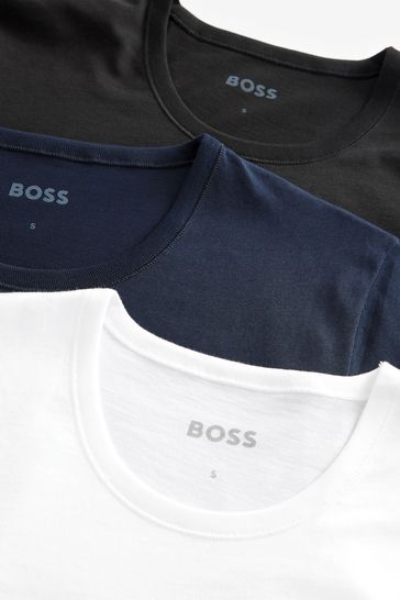 Mens 3 pack hugo boss t shirts clearance