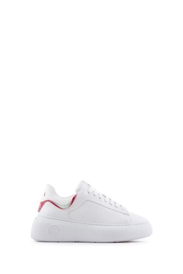 Armani exchange hot sale white trainers