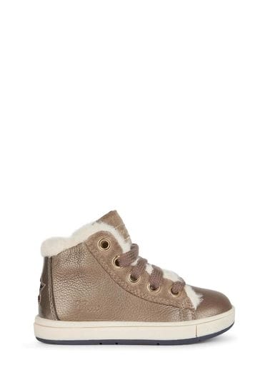 Buy Geox Girls Gold Trottola Sneakers from the Laura Ashley online shop