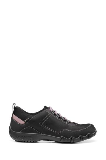 Hotter Valley GTX Black Lace Up Shoes