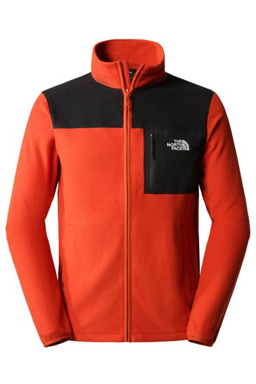 North face men's chimborazo full zip fleece jacket top