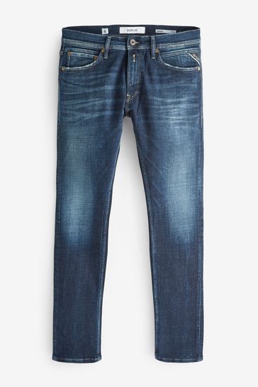 Replay jondrill skinny stretch jeans top