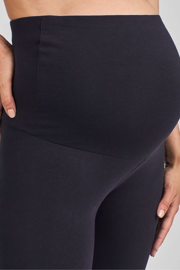 Buy JoJo Maman Bebe Navy Cotton Rich Maternity Leggings from Next Bahrain