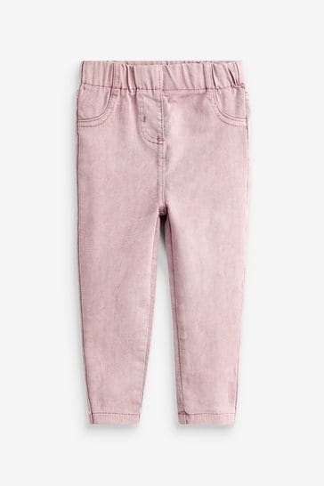 Ladies pink jeggings clearance