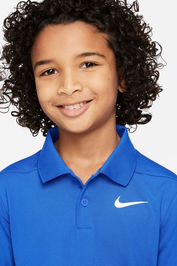 Buy Nike Blue Golf Polo Shirt from Next Luxembourg
