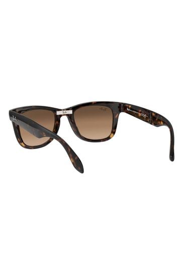 Folding wayfarer tortoise online shell