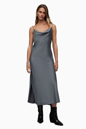 AllSaints Grey Hadley Dress