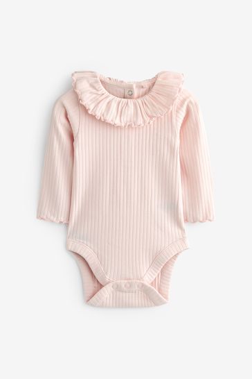 Baby girl outlet frill collar bodysuit