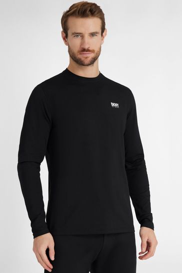 DKNY Sports Rumford Long Sleeve Black T-Shirt