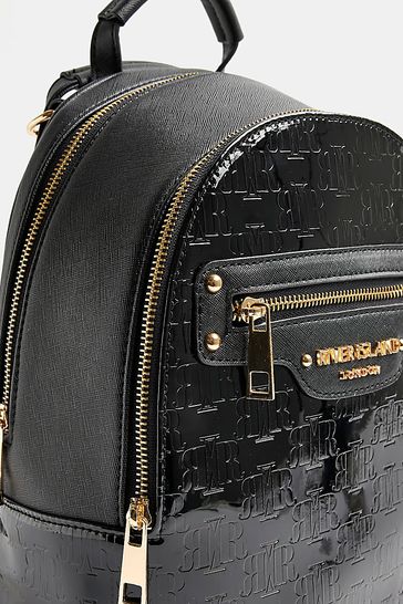 River island outlet black rucksack