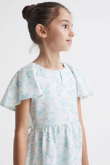 Buy Reiss Multi Maisie Senior Satin Midi Dress from Next Italy