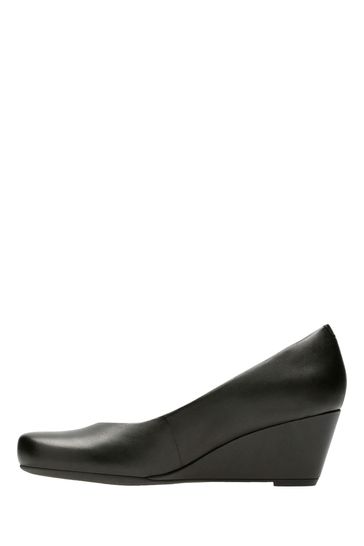 Buy Clarks Black Leather Flores Tulip Shoes from Next Austria