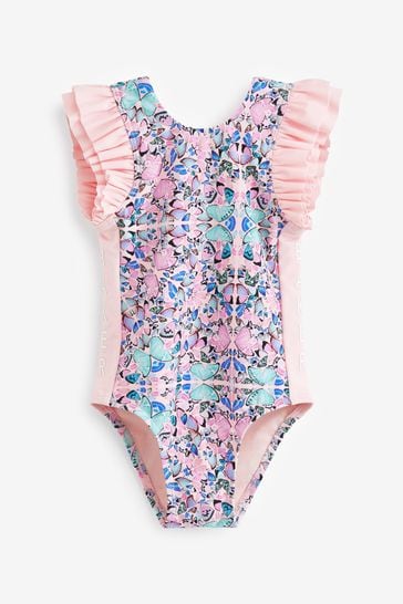 Buy Baker by Ted Baker Pink Butterfly Swimsuit from Next Luxembourg