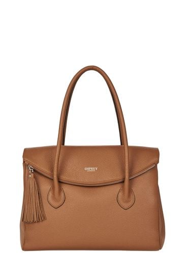 OSPREY LONDON The Carina Italian Leather Work Bag