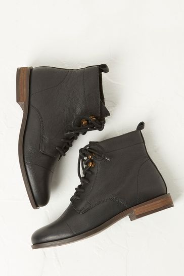 Buy FatFace Black Catrin Ankle Boots from Next Netherlands