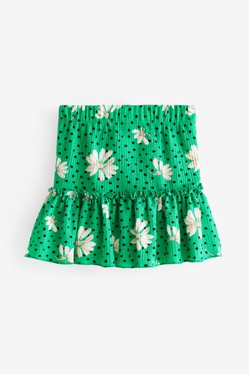 Buy Green Daisy Floral Easy Pull On Jersey Skirt 3 16yrs from Next Ireland
