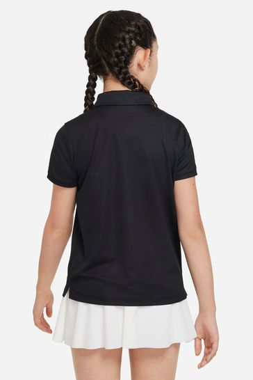 Dri fit 2025 black polo shirts