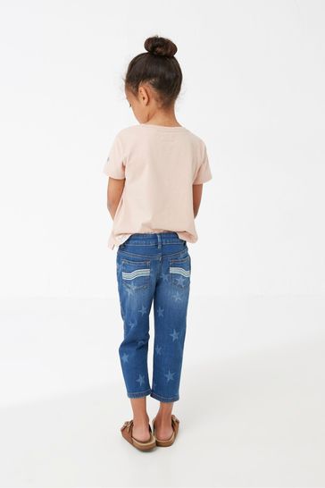 Buy FatFace Blue Star Denim Crop Jeans from Next Austria