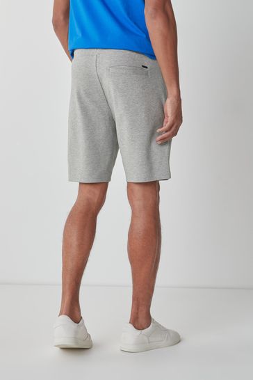 Grey shorts on sale with zip pockets