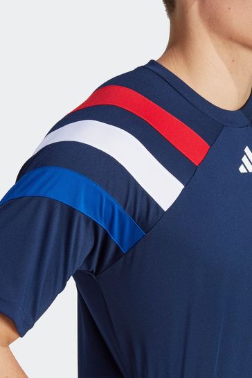 Buy adidas Blue Football Fortore 23 Jersey from Next Luxembourg
