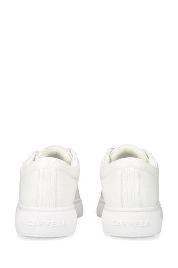 White carvela trainers on sale