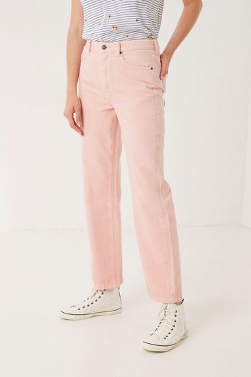 FatFace Pink Ellen Coloured Wide Leg Jeans