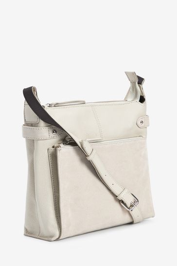 Cream online messenger bag