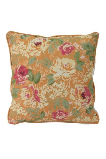 Laura Ashley Alys Yellow Square Wisteria Outdoor Scatter Cushion