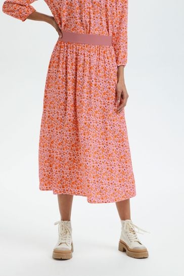 Saint Tropez Pink Inka Full Length Skirt
