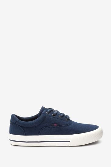 Ladies navy clearance lace up shoes