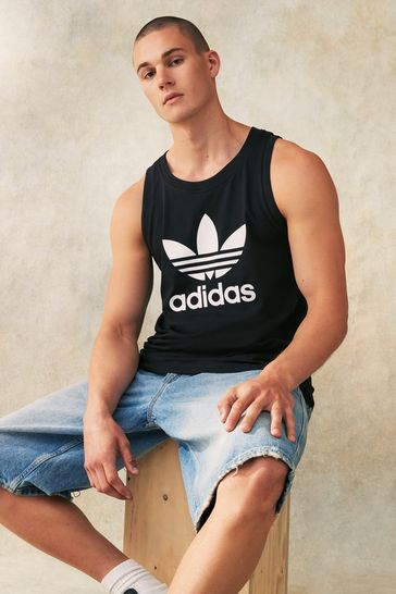 Adidas originals trefoil tank top store