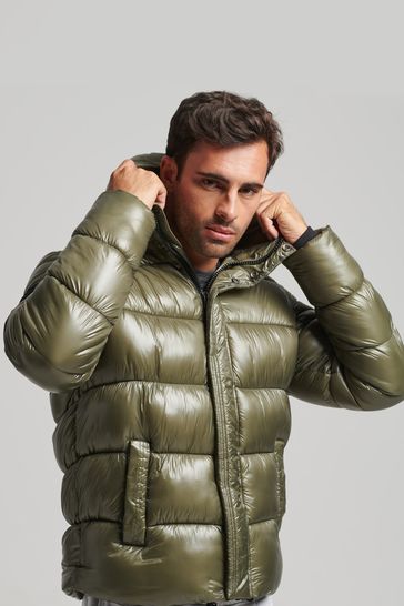 Superdry Green XPD Sports Luxe Puffer Jacket