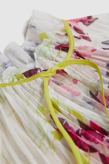 Florica hanging gardens pleated midi dress shop