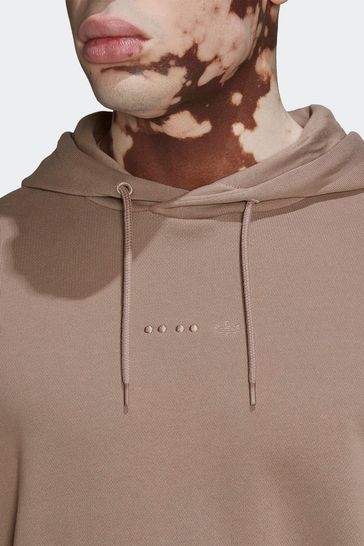 Adidas originals top brown hoodie