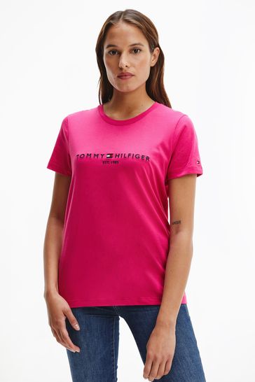 Tommy Hilfiger Regular Pink T-Shirt