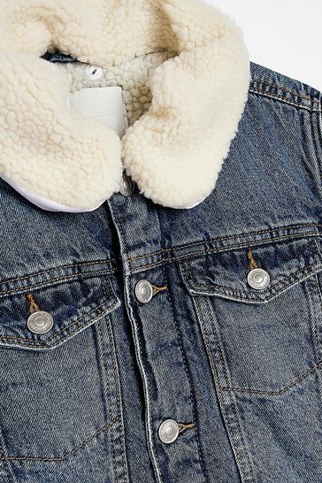 River island boys denim jacket clearance