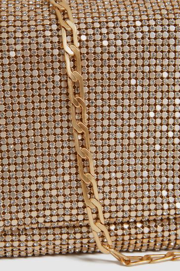 Chainmail clutch bag outlet