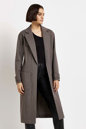 Duster jacket top river island