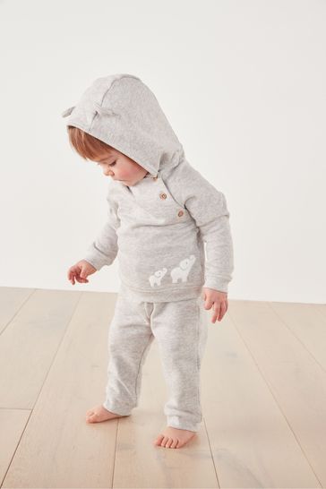 The white online company hoodie
